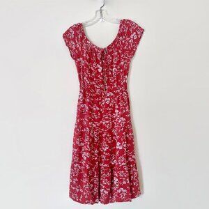 Floral flare summer dress
